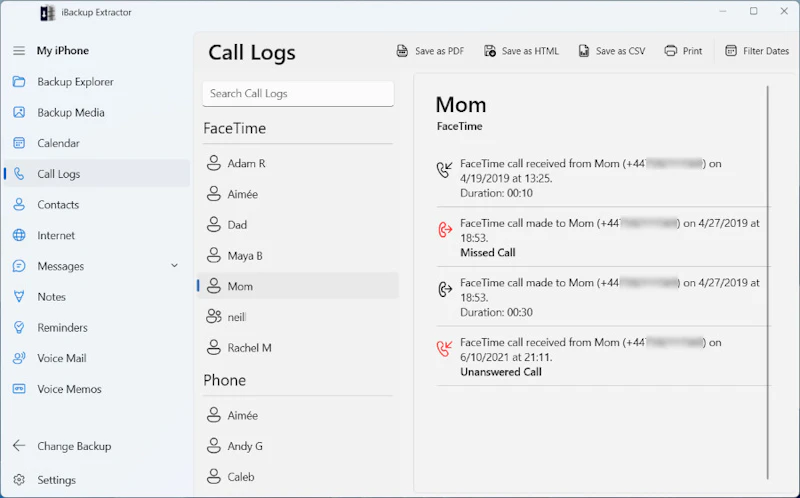 iBackup Extractor screenshot 5