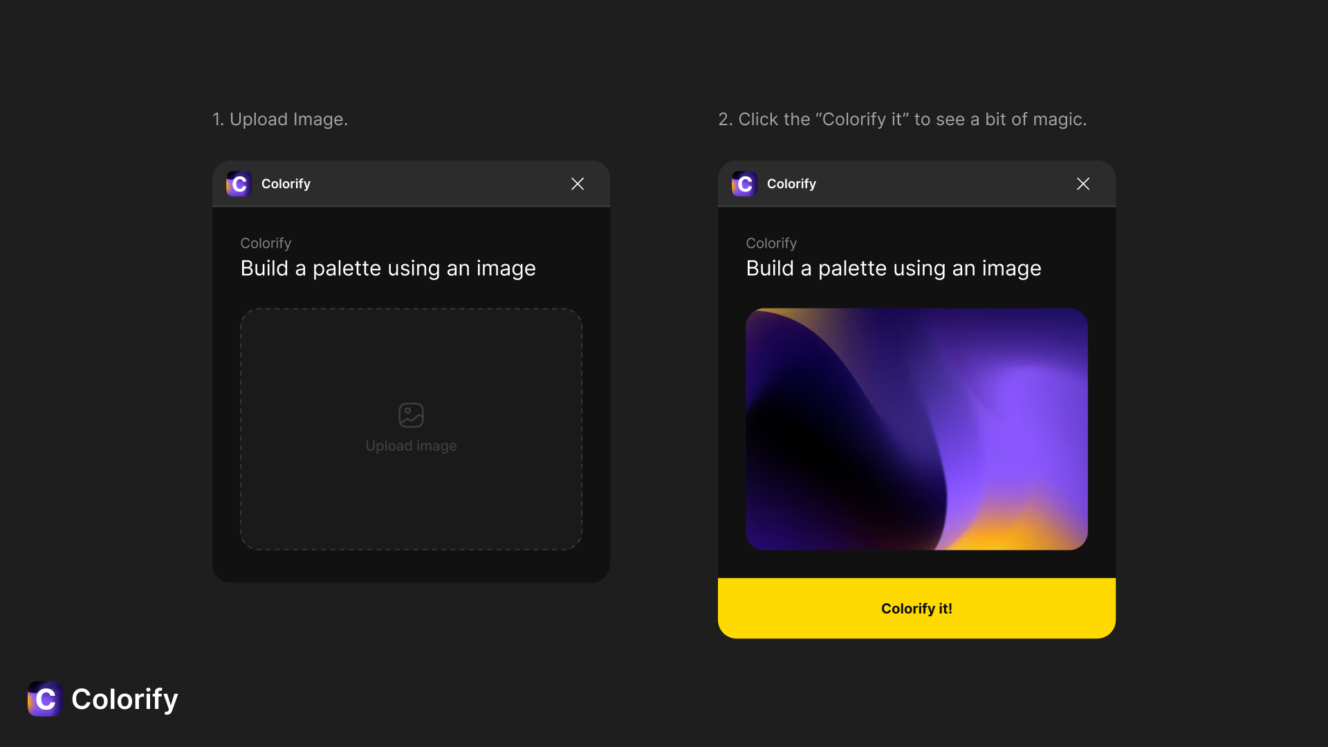 Colorify - Screenshot 2 showing product features and functionality