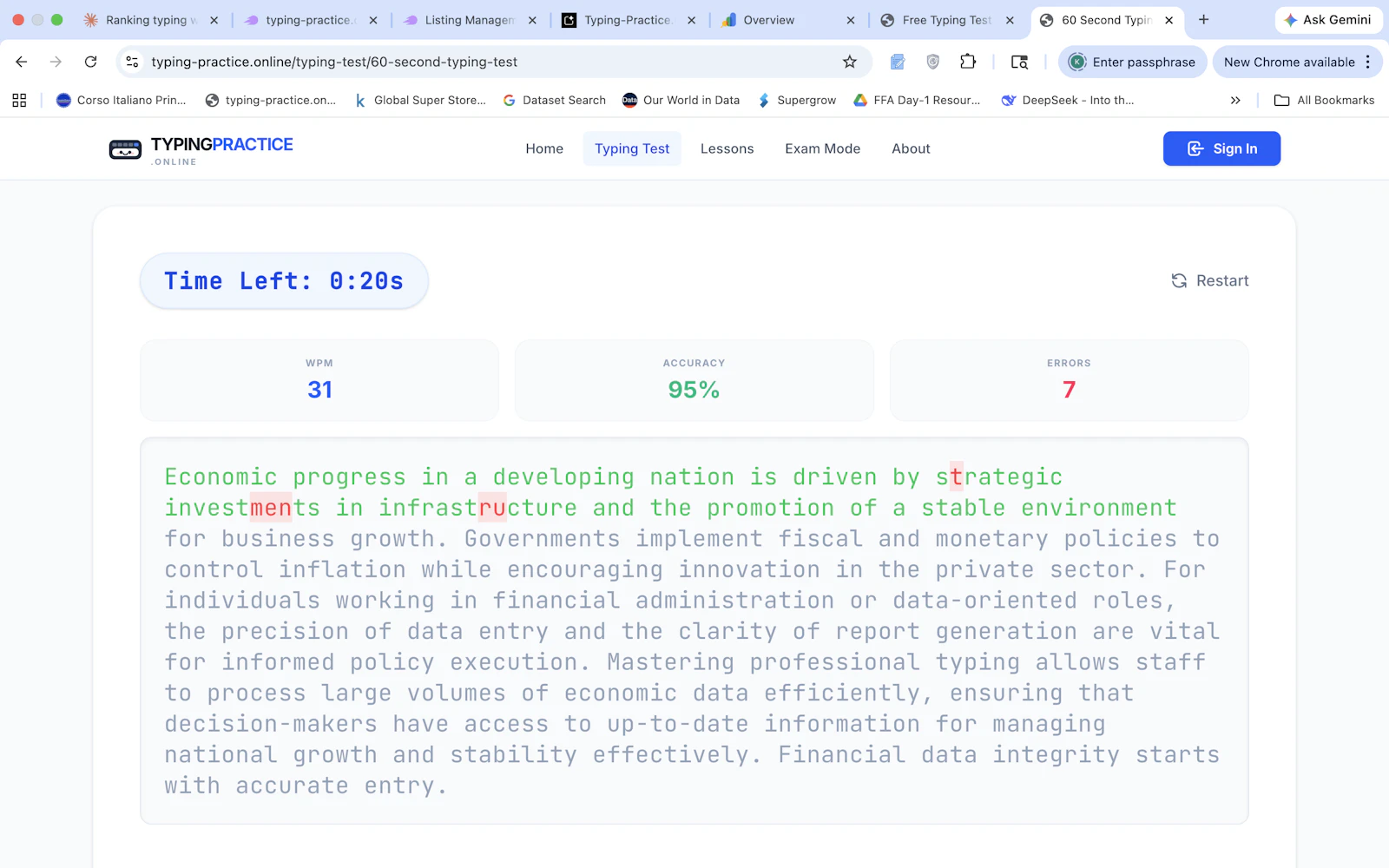 Typing Practice Online screenshot 4