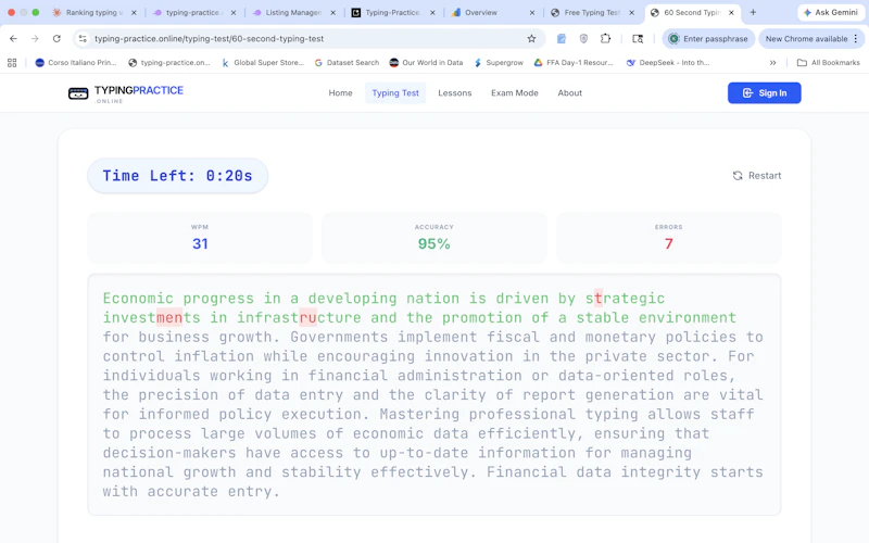 Typing Practice Online screenshot 4