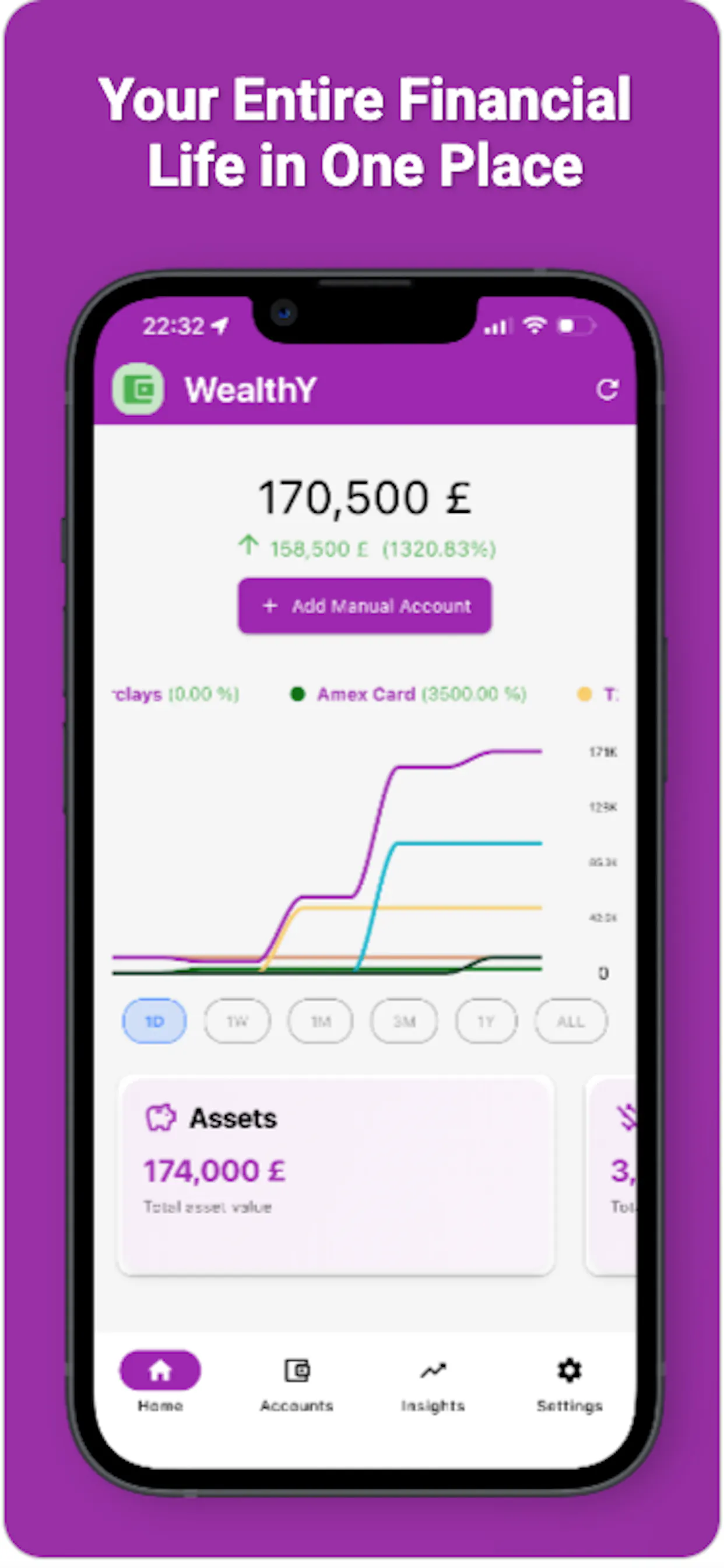 WealthYogi: Private Networth Tracker gallery image