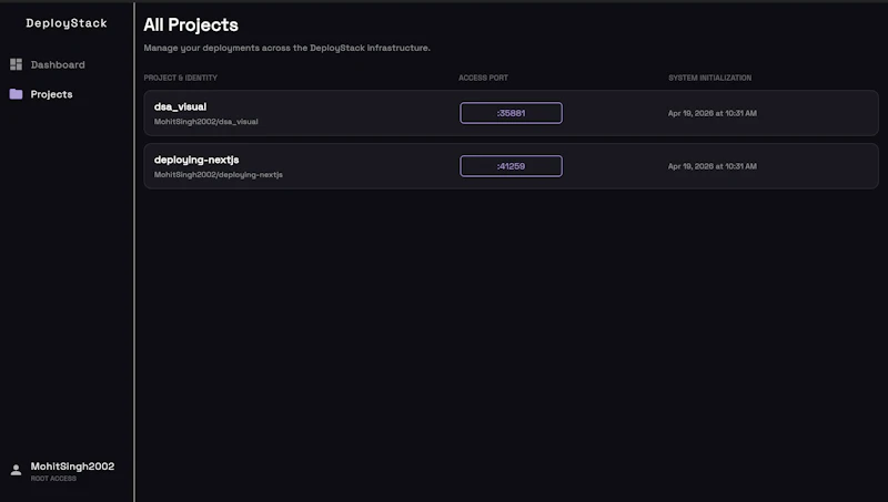 DeployStack screenshot 5
