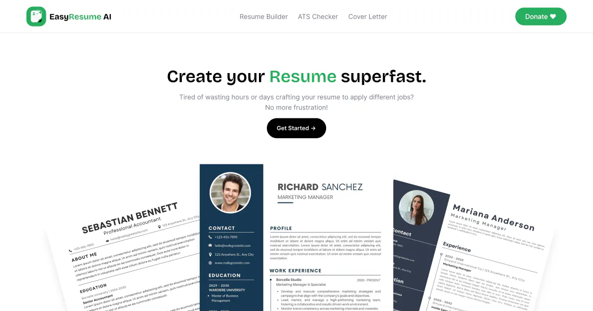 EasyResume AI gallery image