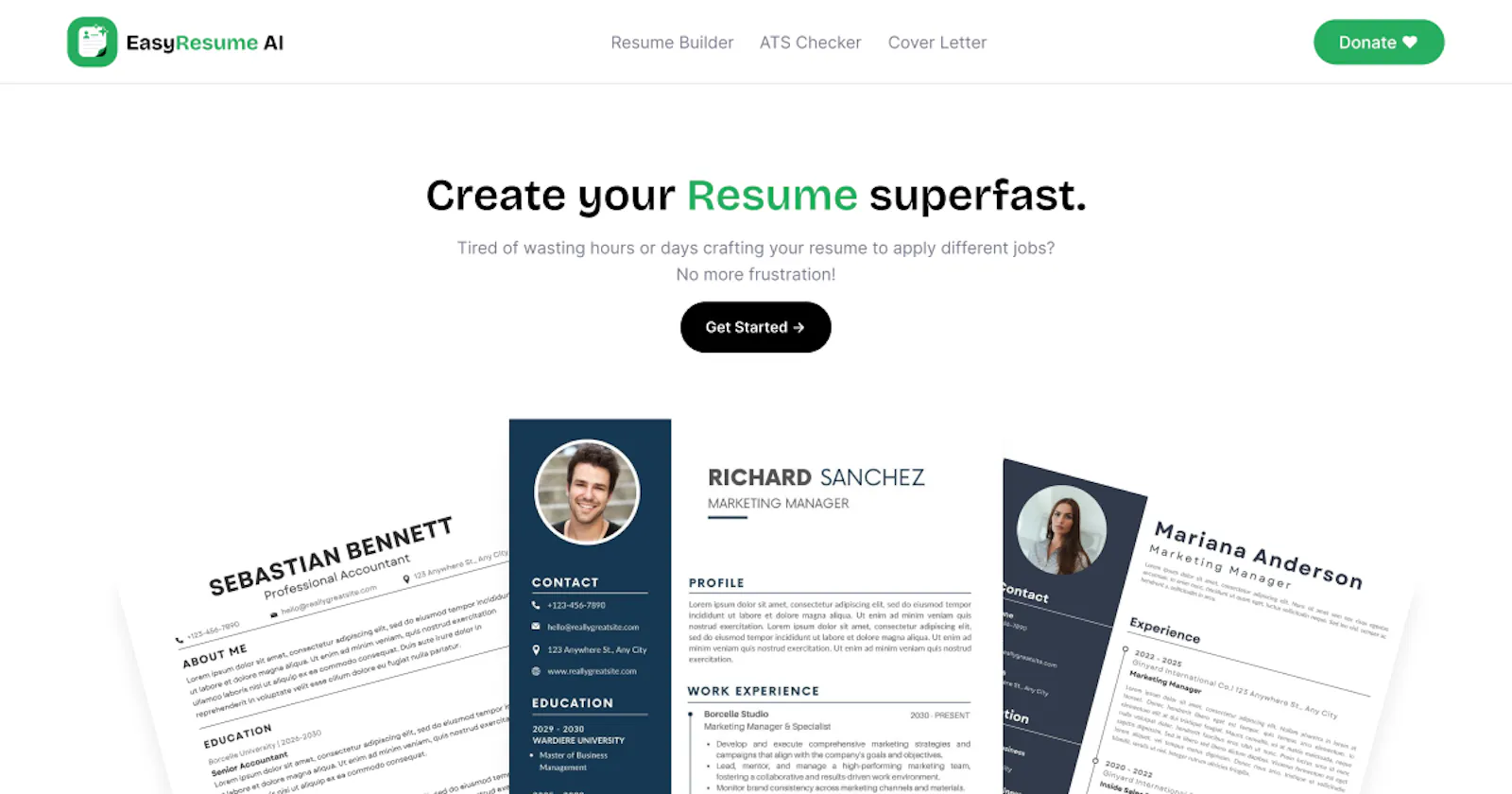 EasyResume AI screenshot 1
