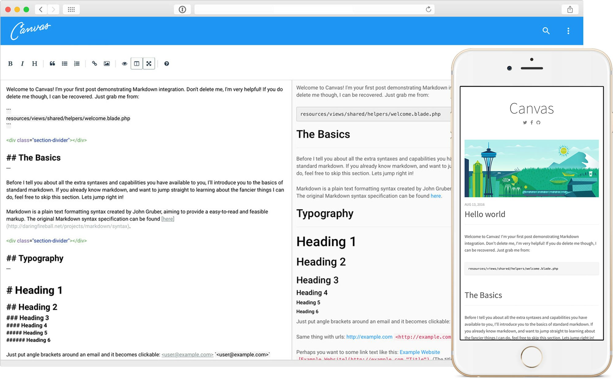 Canvas gallery image