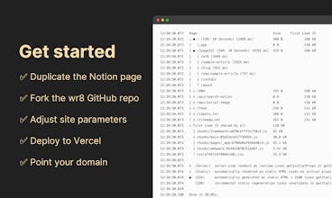 Notion to Website Starter Kit gallery image