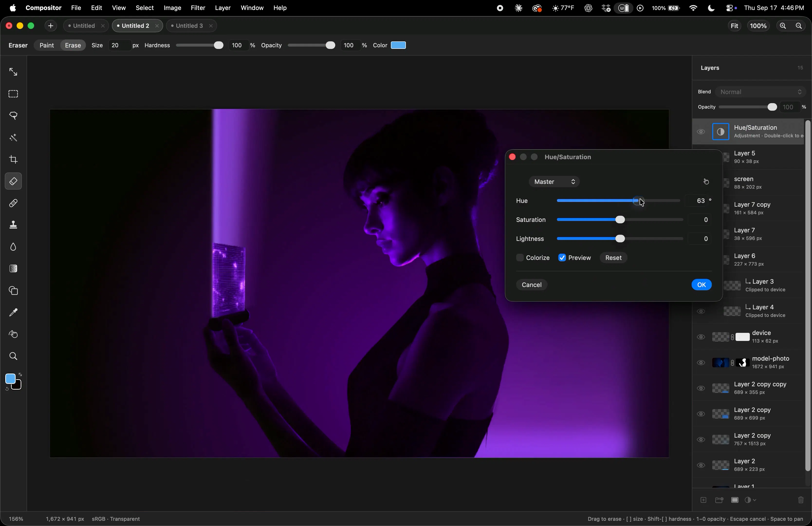 Compositor gallery image