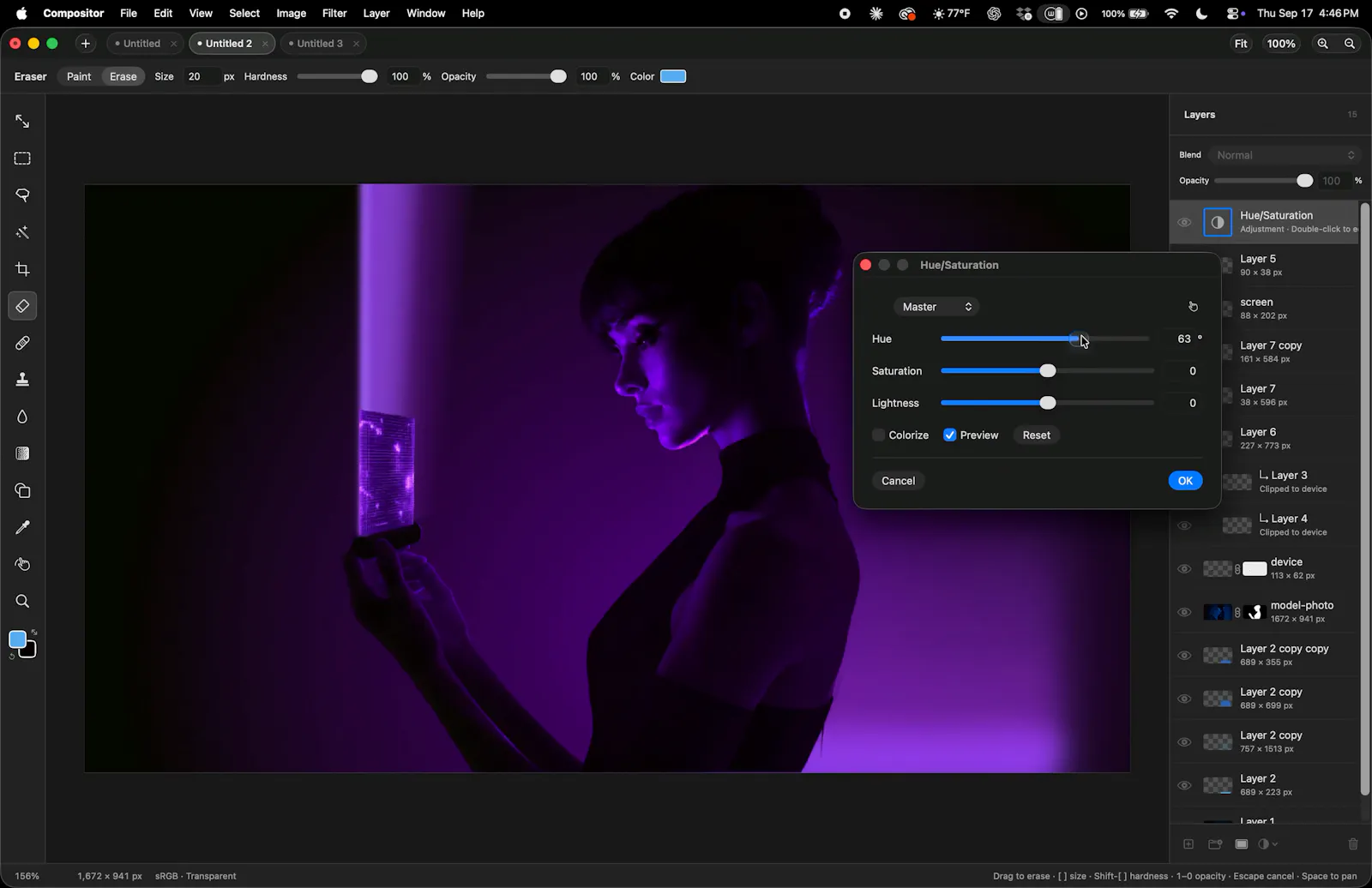 Compositor screenshot 3