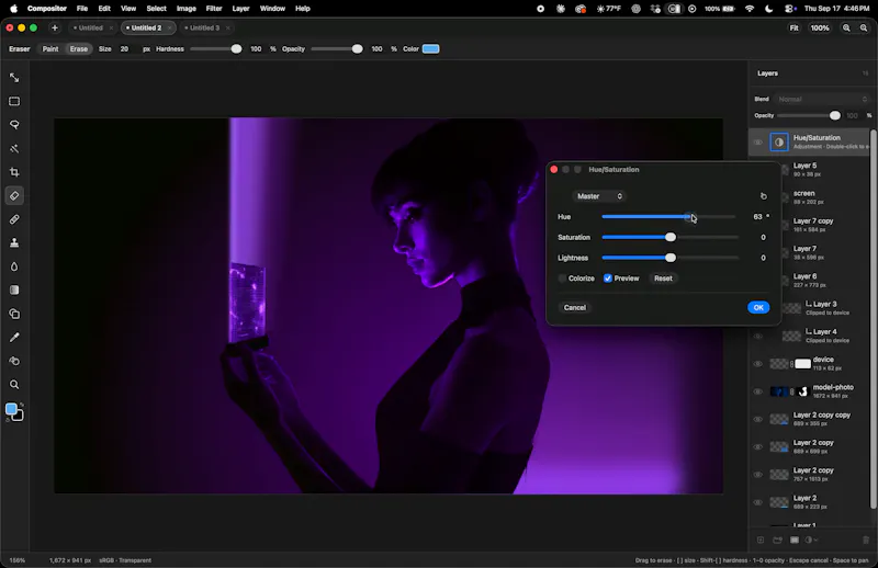 Compositor screenshot 3