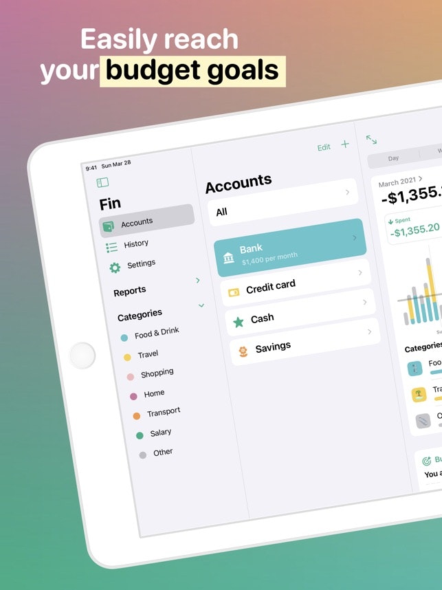 Fin - Budget Tracker gallery image