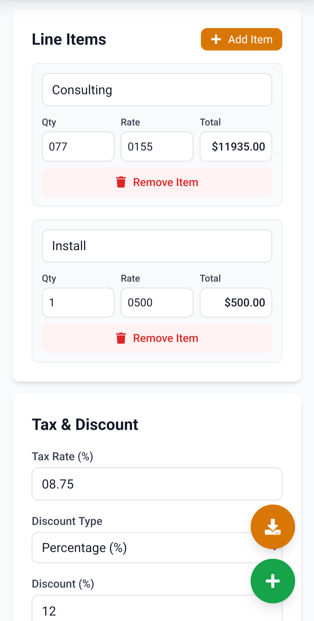 InvoicesUnlimited - Screenshot 2 showing product features and functionality