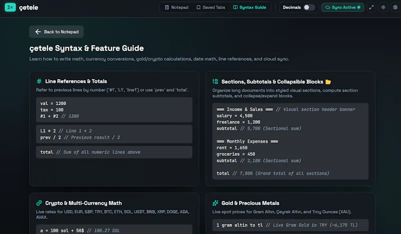 çetele screenshot 3