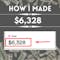 How I Made $6,328 In Less Than 2 Months