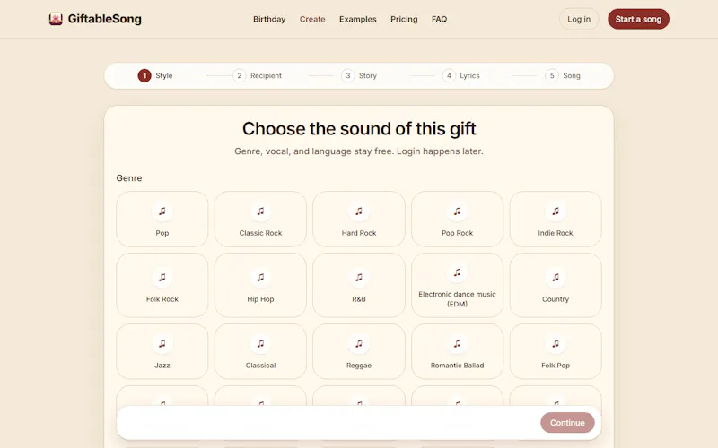 GiftableSong screenshot 2