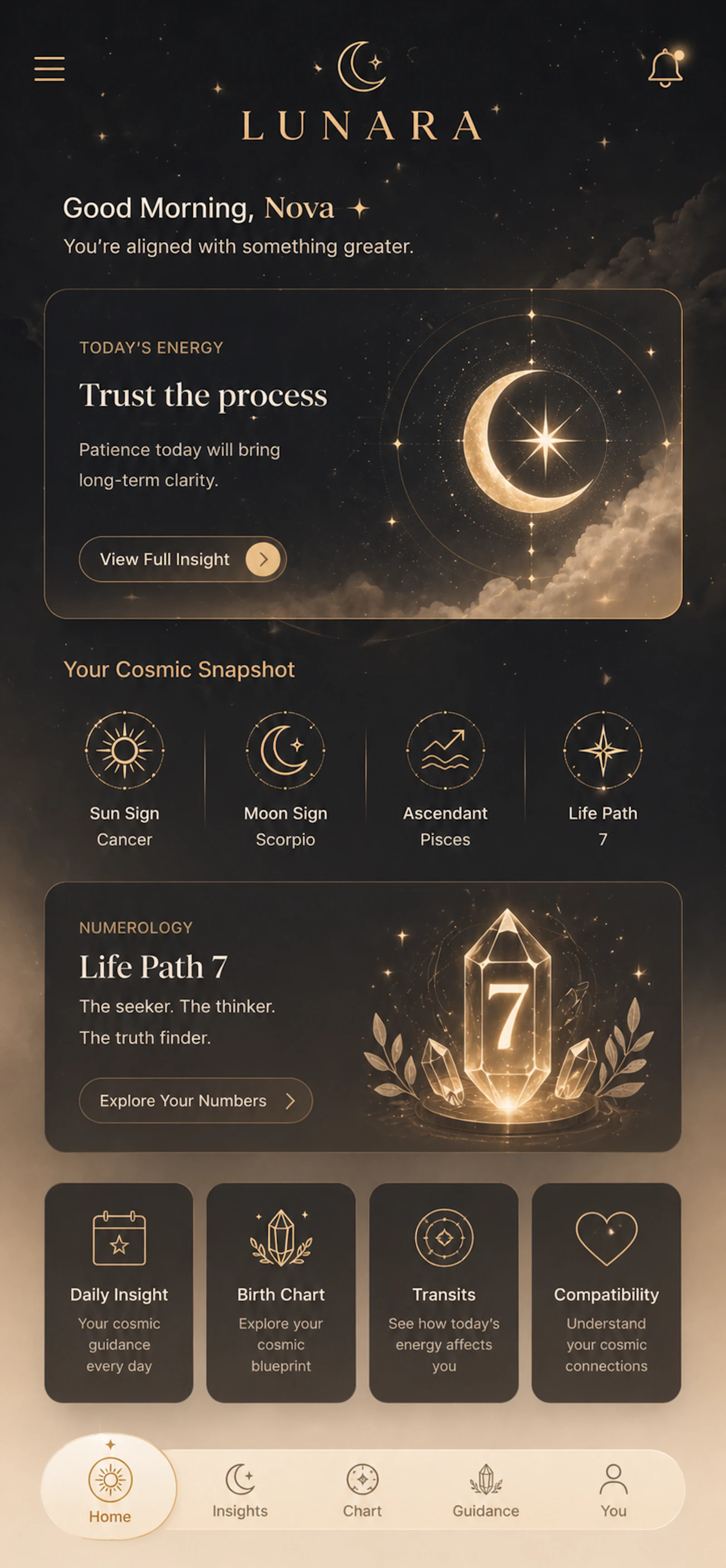 LUNARA: Daily Horoscope & Astrology App screenshot 2