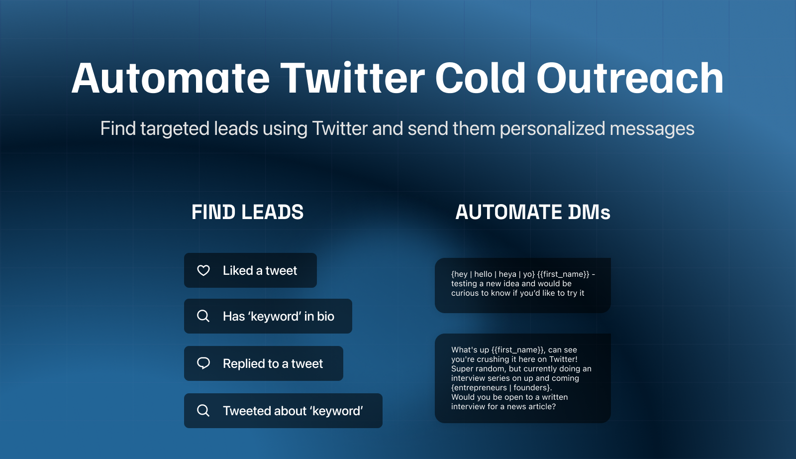 startuptile ColdDM-Automate Twitter cold outreach