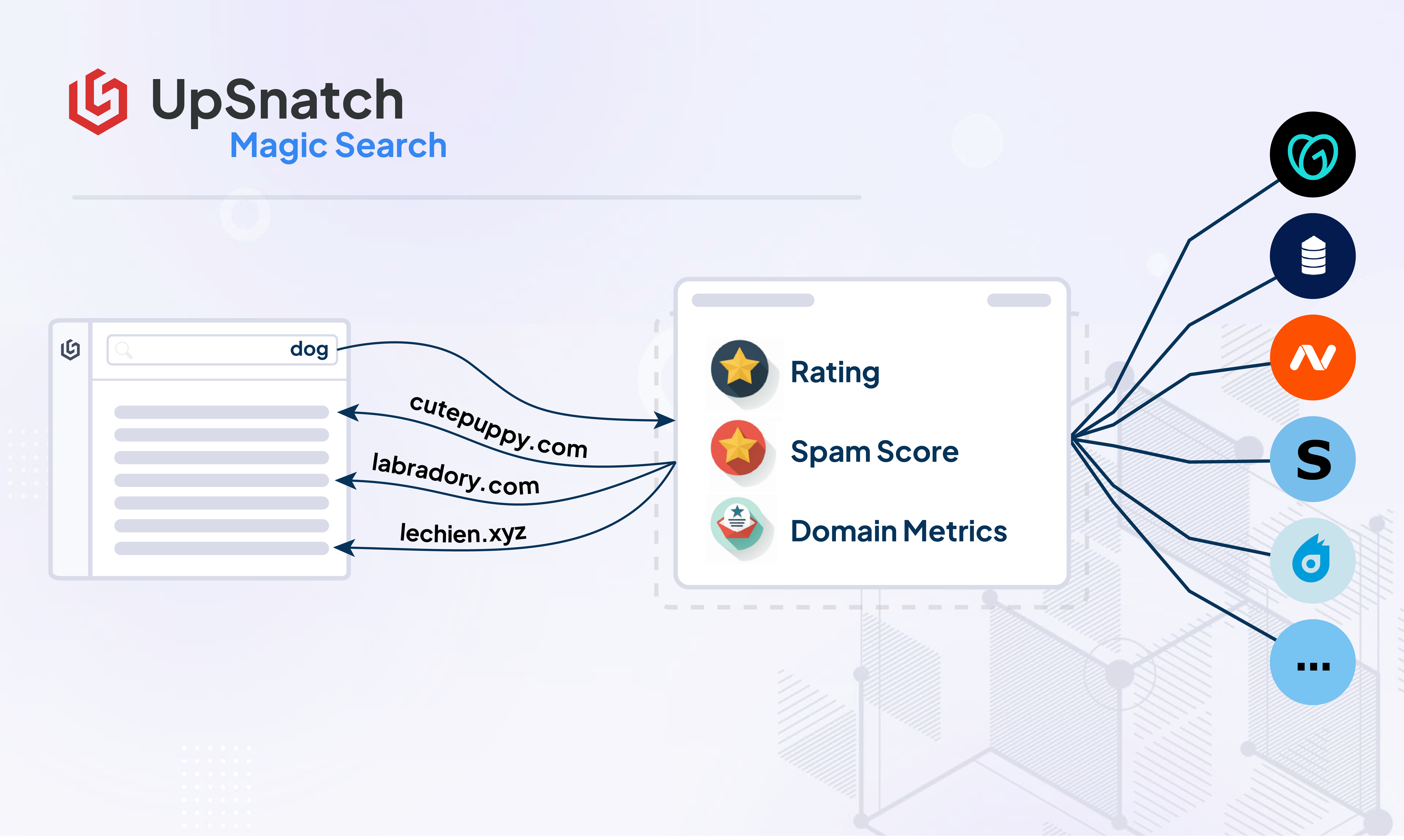 Upsnatch - Smart Suche nach abgelaufenen Domains Medien 2