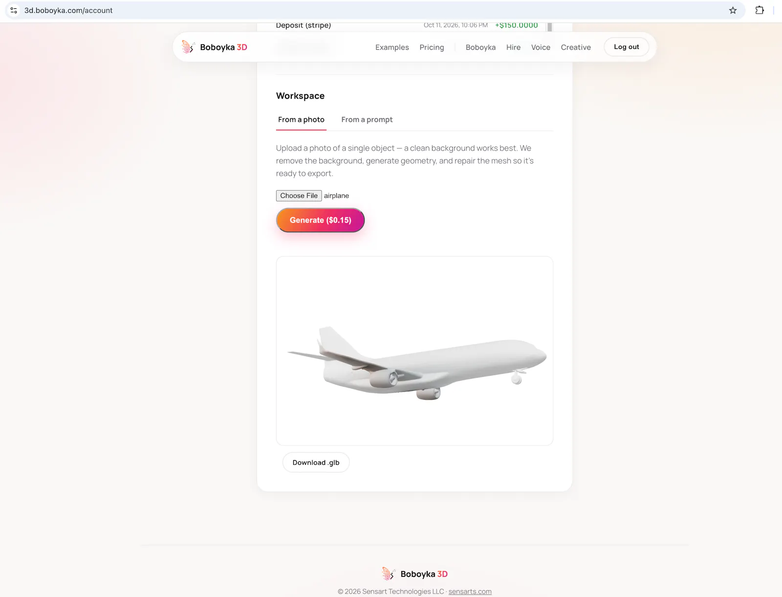 Boboyka 3D - Img-to-3D generator API screenshot 8