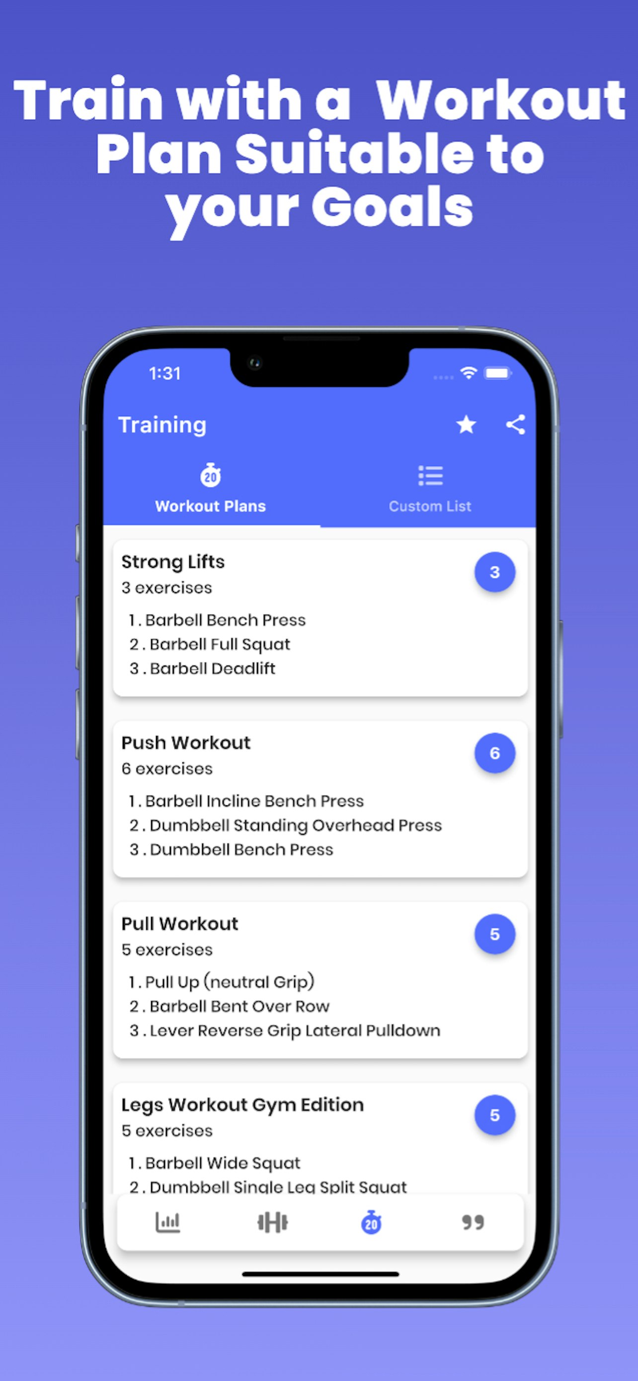 Fitness & bodybuilding tracker - 1300 fitness en bodybuilding instrueerde oefeningen media 5