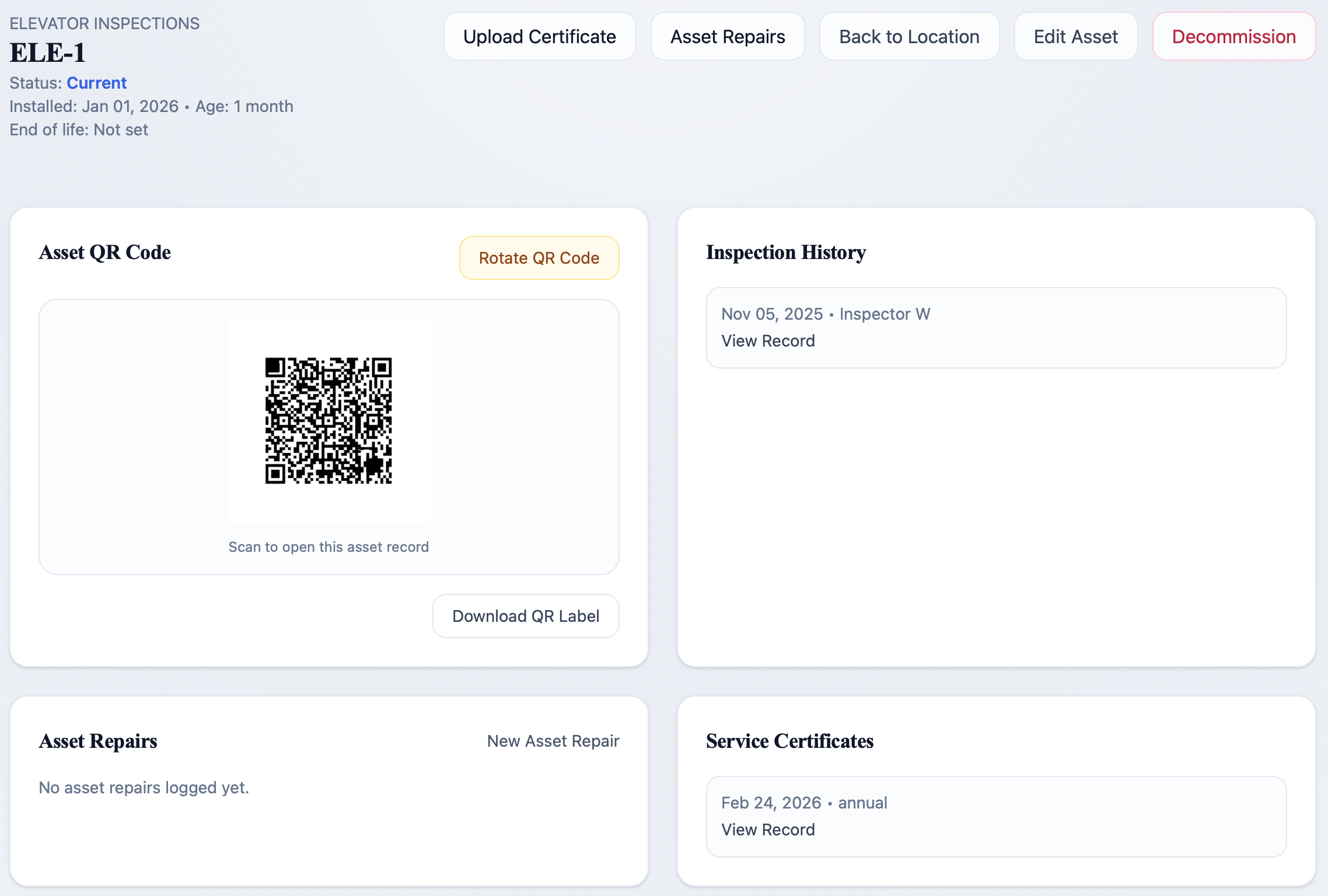 Inspection Logging gallery image