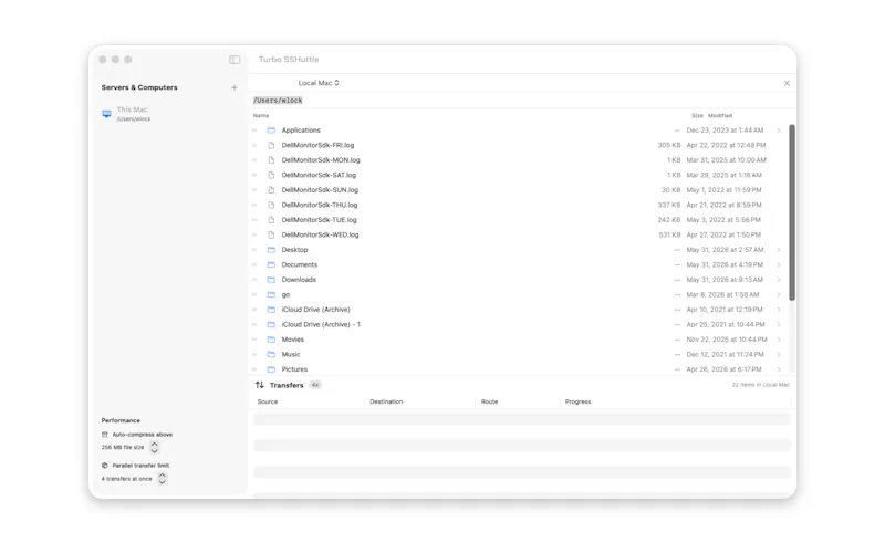 Turbo SSHuttle screenshot 3