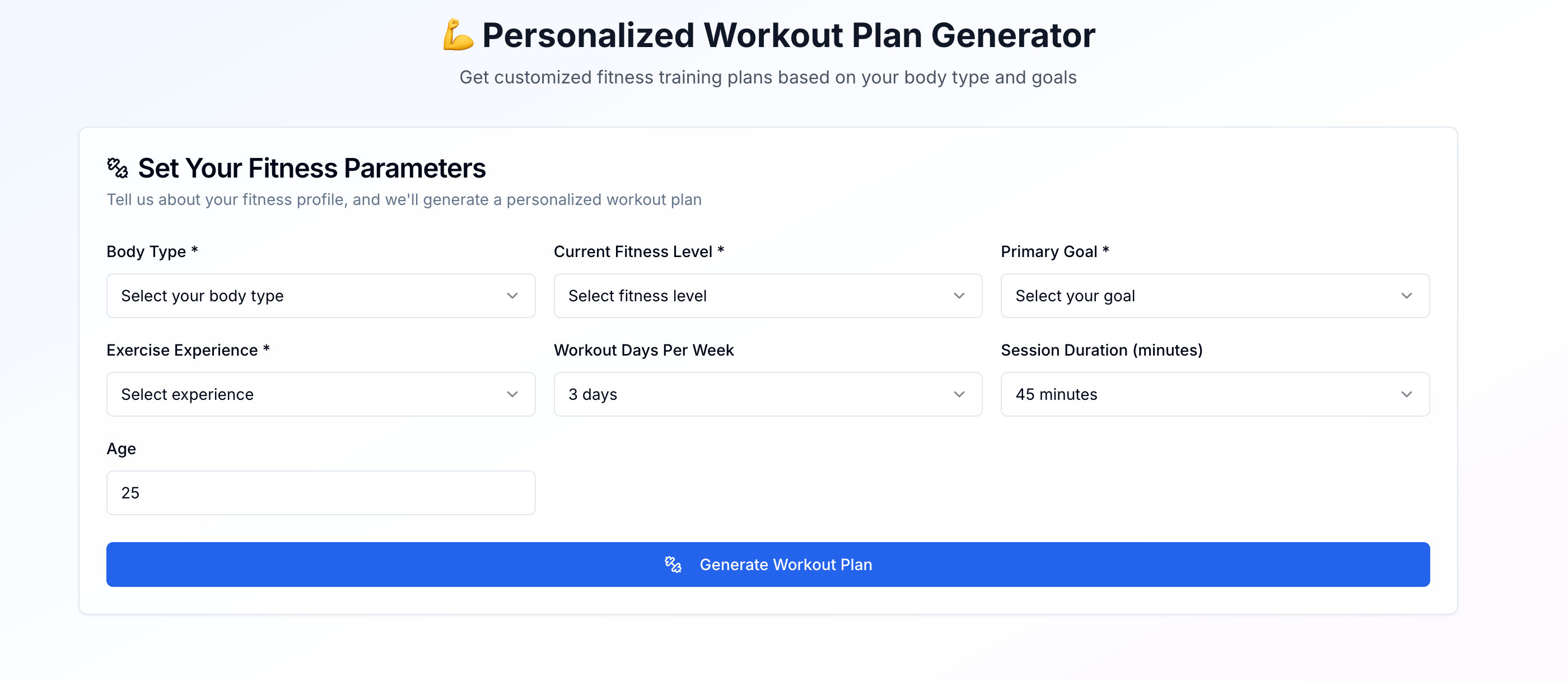 Ontdek uw lichaamstype seconden - AI Fitness -plannen, gepersonaliseerd naar uw unieke lichaamstype. media 6