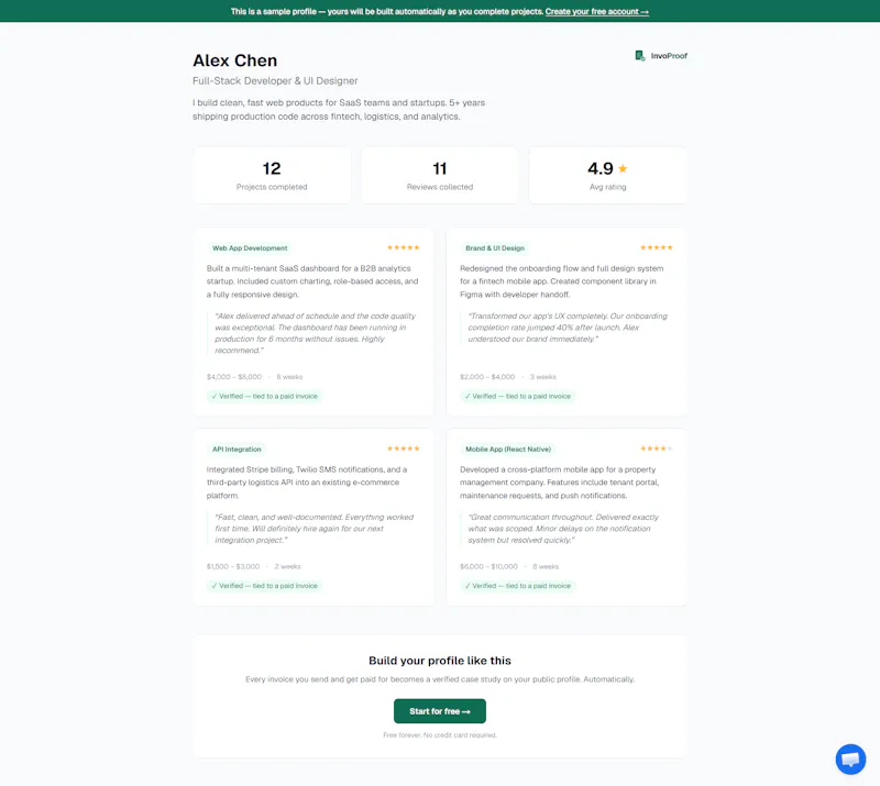 InvoProof screenshot 3