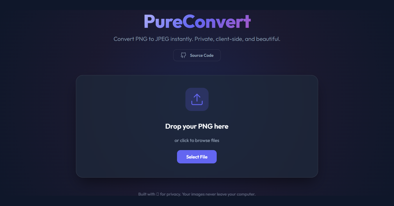 PNG to JPEG Convertor