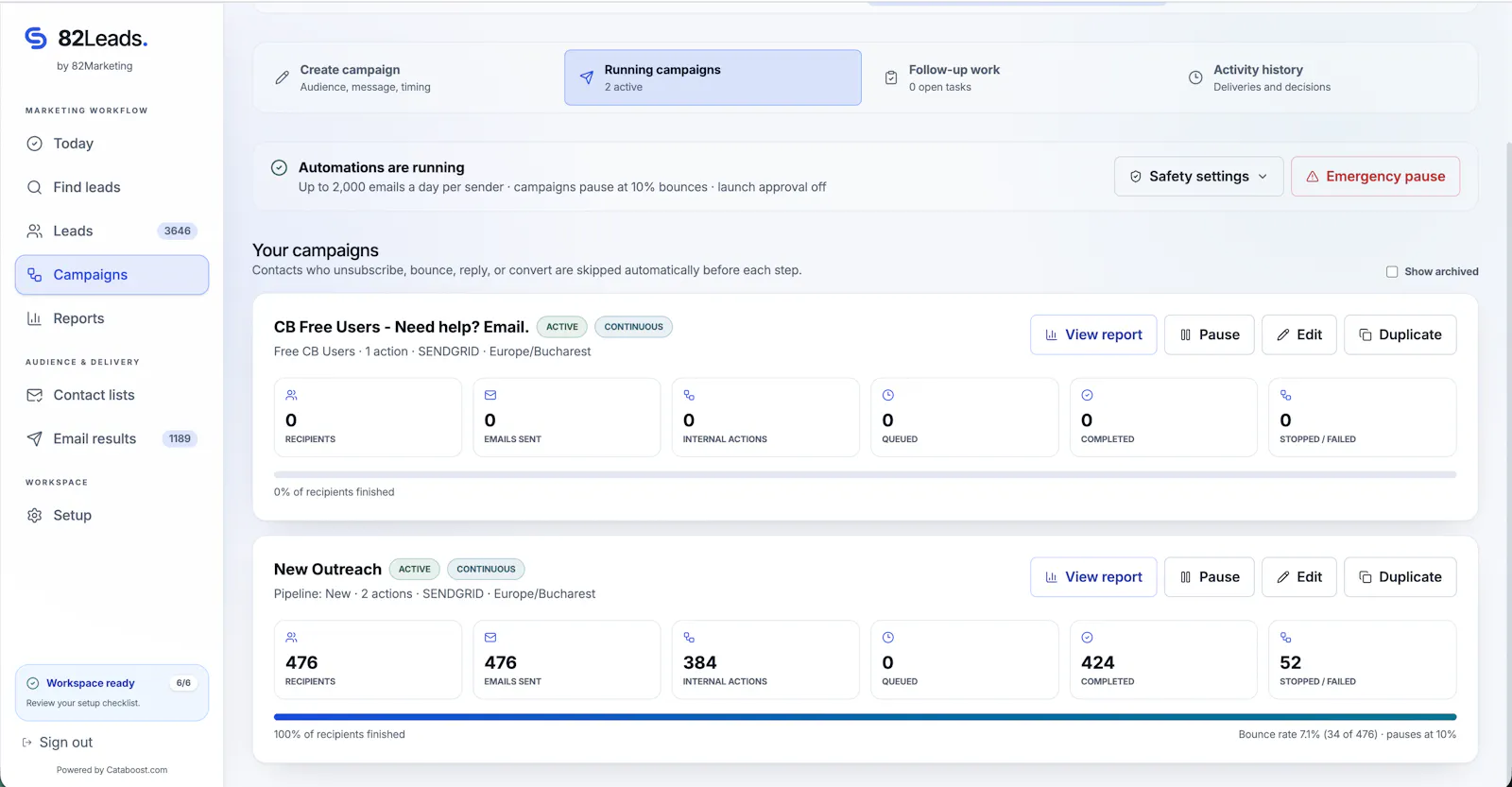82Leads screenshot 3