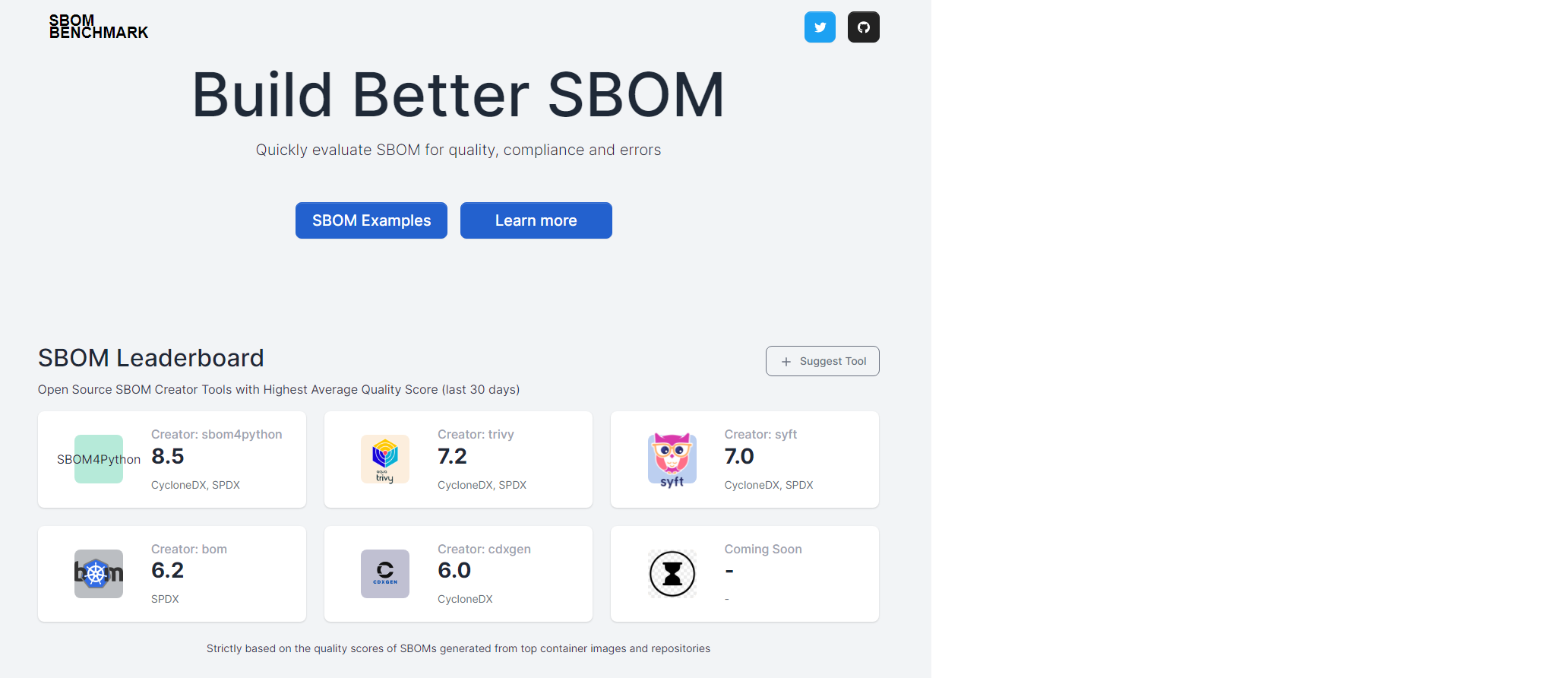 SBOM Benchmark media 1