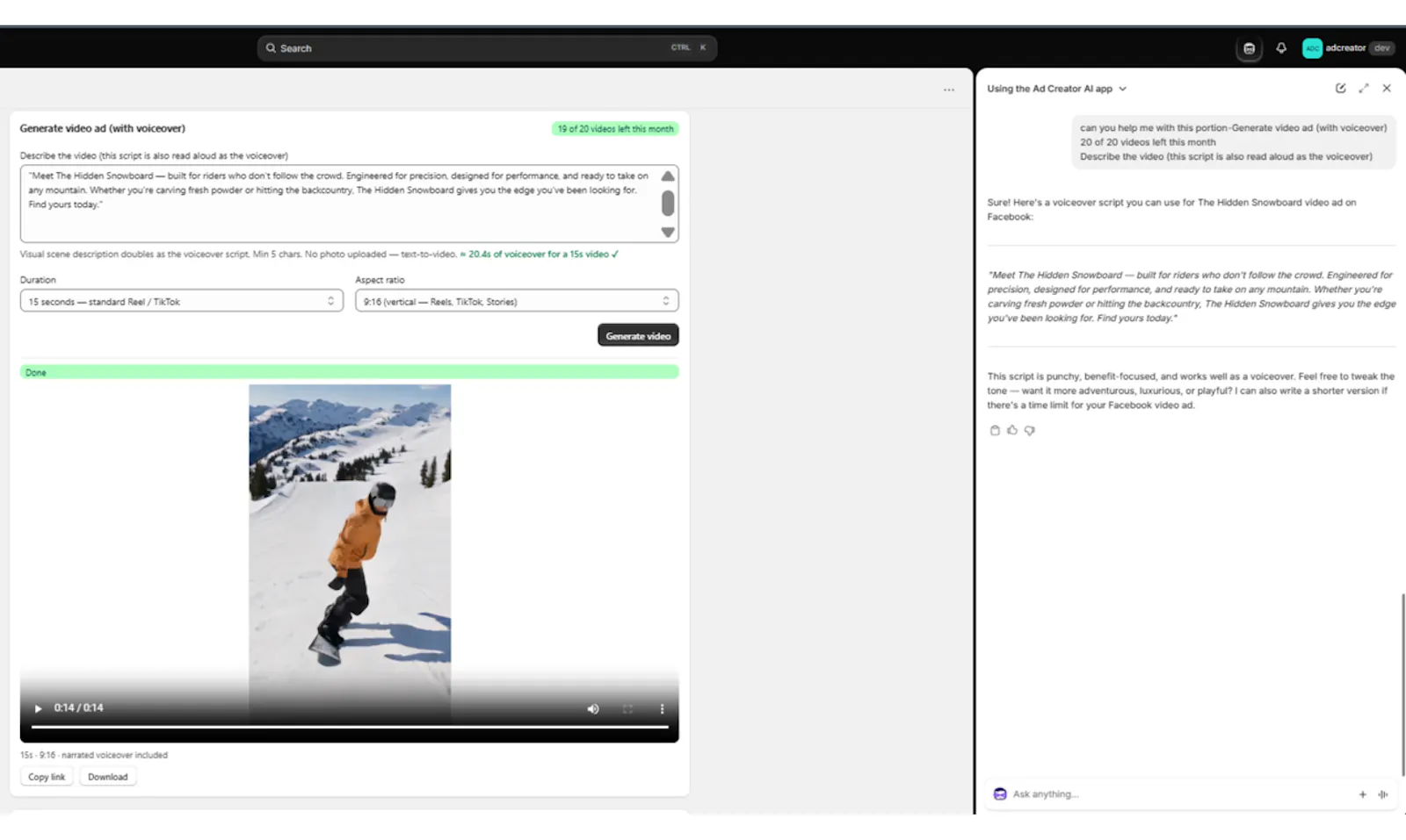 AdCreator AI screenshot 5