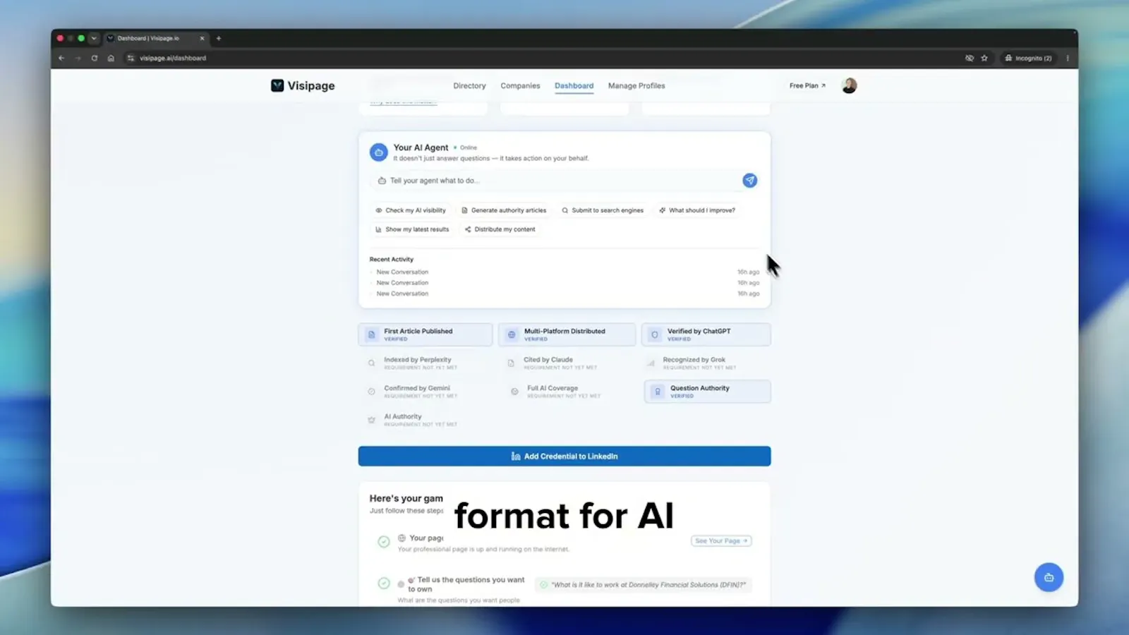 Visipage screenshot 1 (video preview)