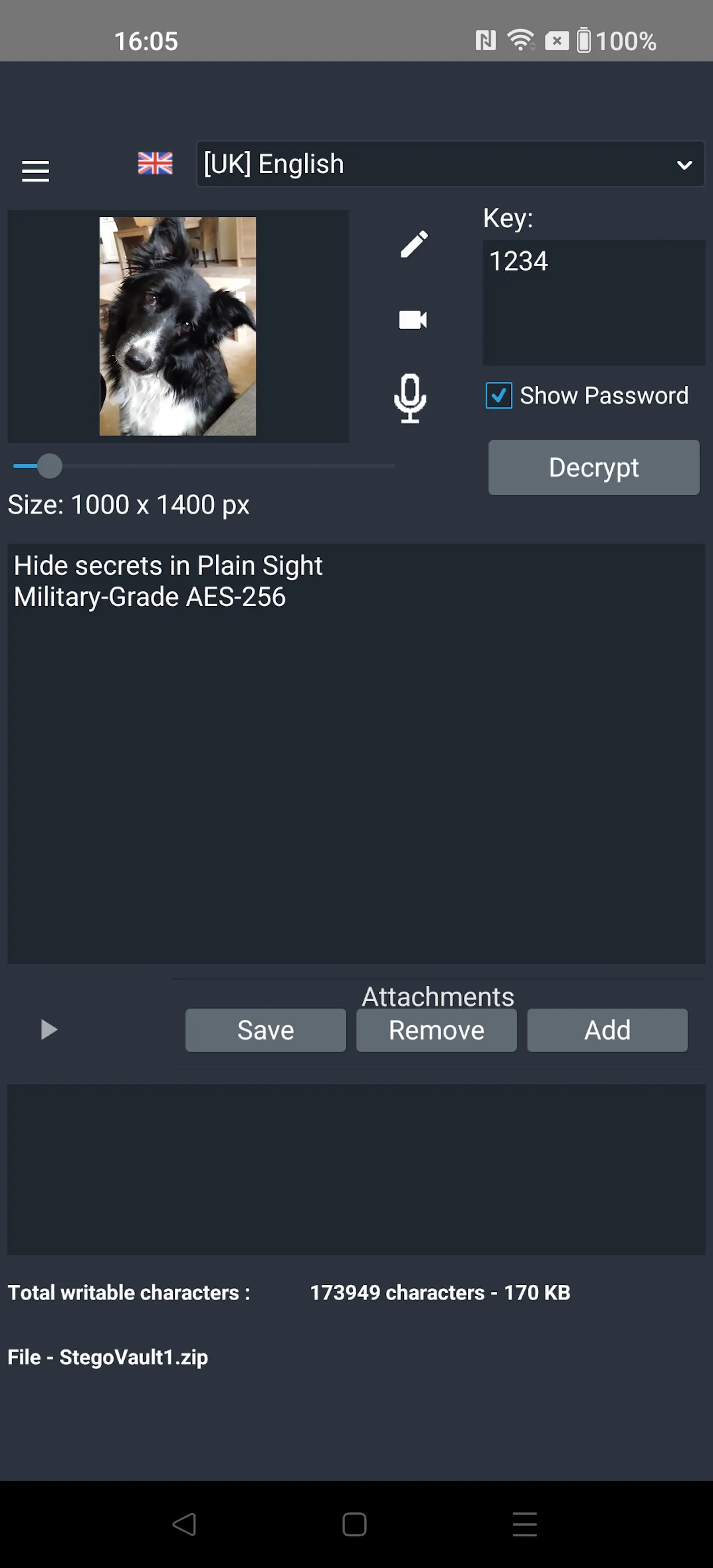 StegoVault: Hide Secret Files screenshot 4