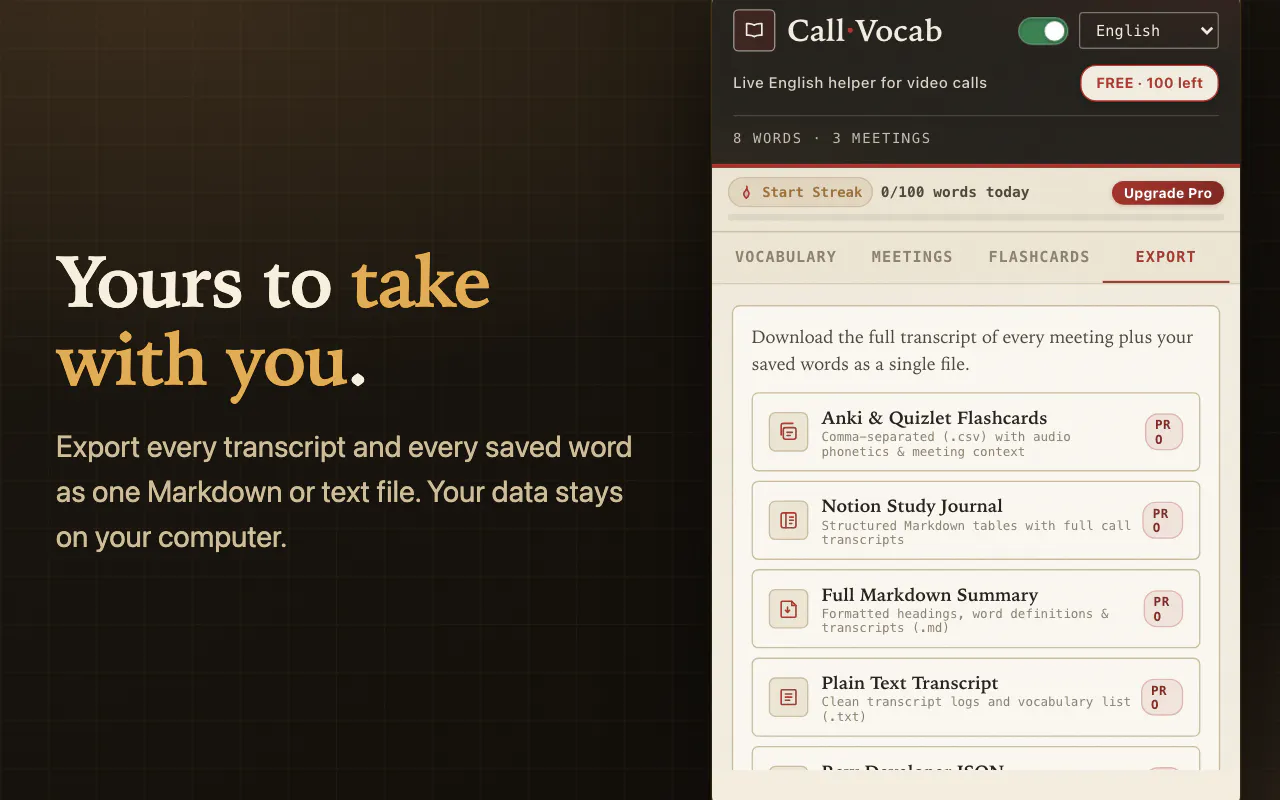 CallVocab gallery image