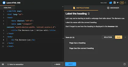 Learn HTML CSS gallery image