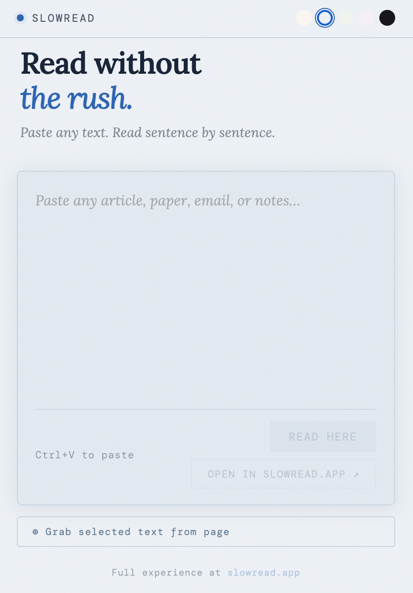 SlowRead – Stop Scrolling & Focus gallery image