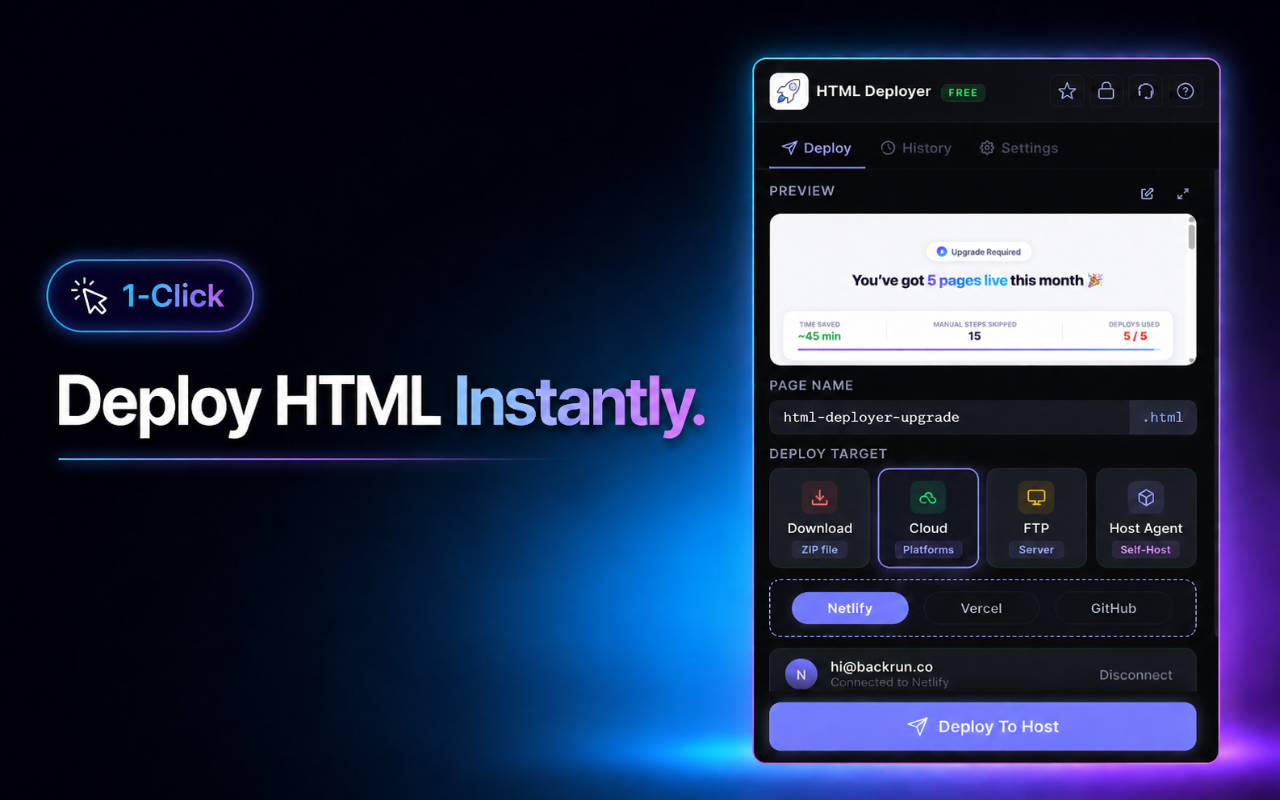 HTML Deployer gallery image