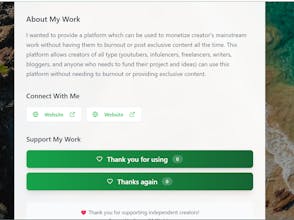 SupportMyWork.io gallery image