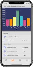 Workout & Fitness Mobile App gallery image
