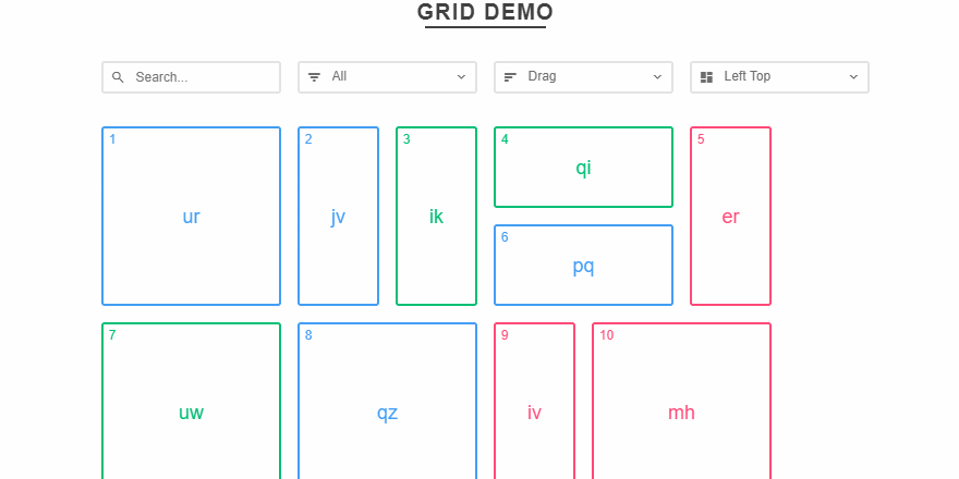 Muuri JS Library for Grid Layouts media 3