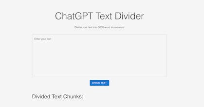 ChatGPT Text Divider gallery image