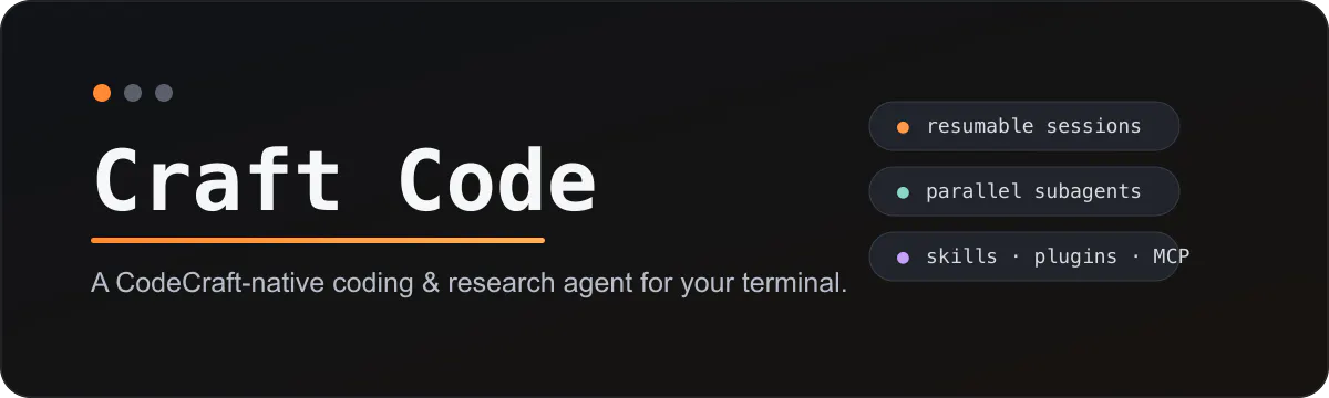 Craft Code — own the coding loop gallery image
