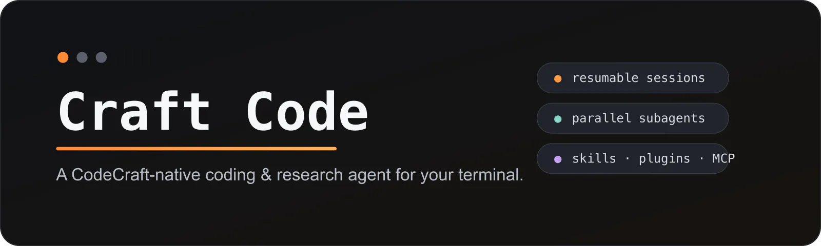 Craft Code — own the coding loop screenshot 1