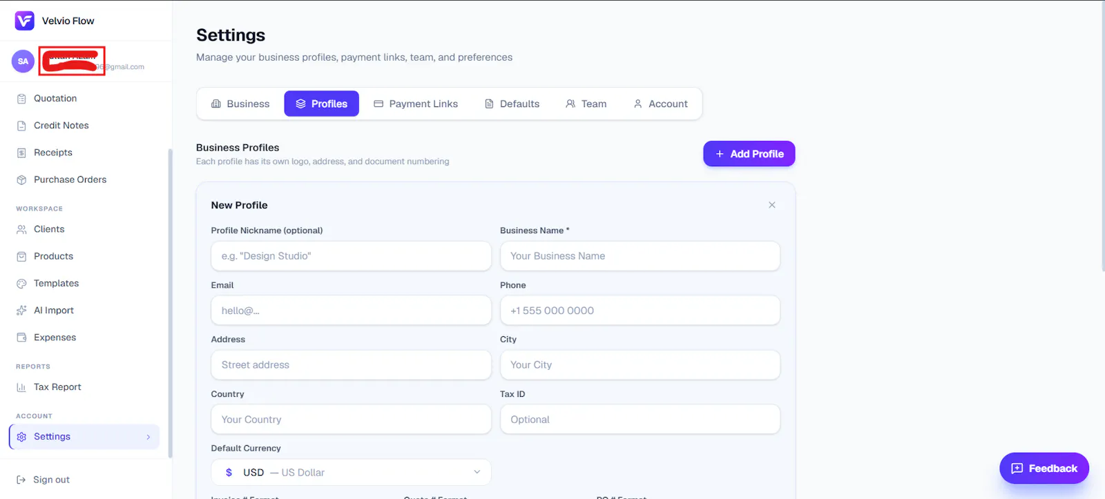 Velvio Flow — Professional Invoicing screenshot 16
