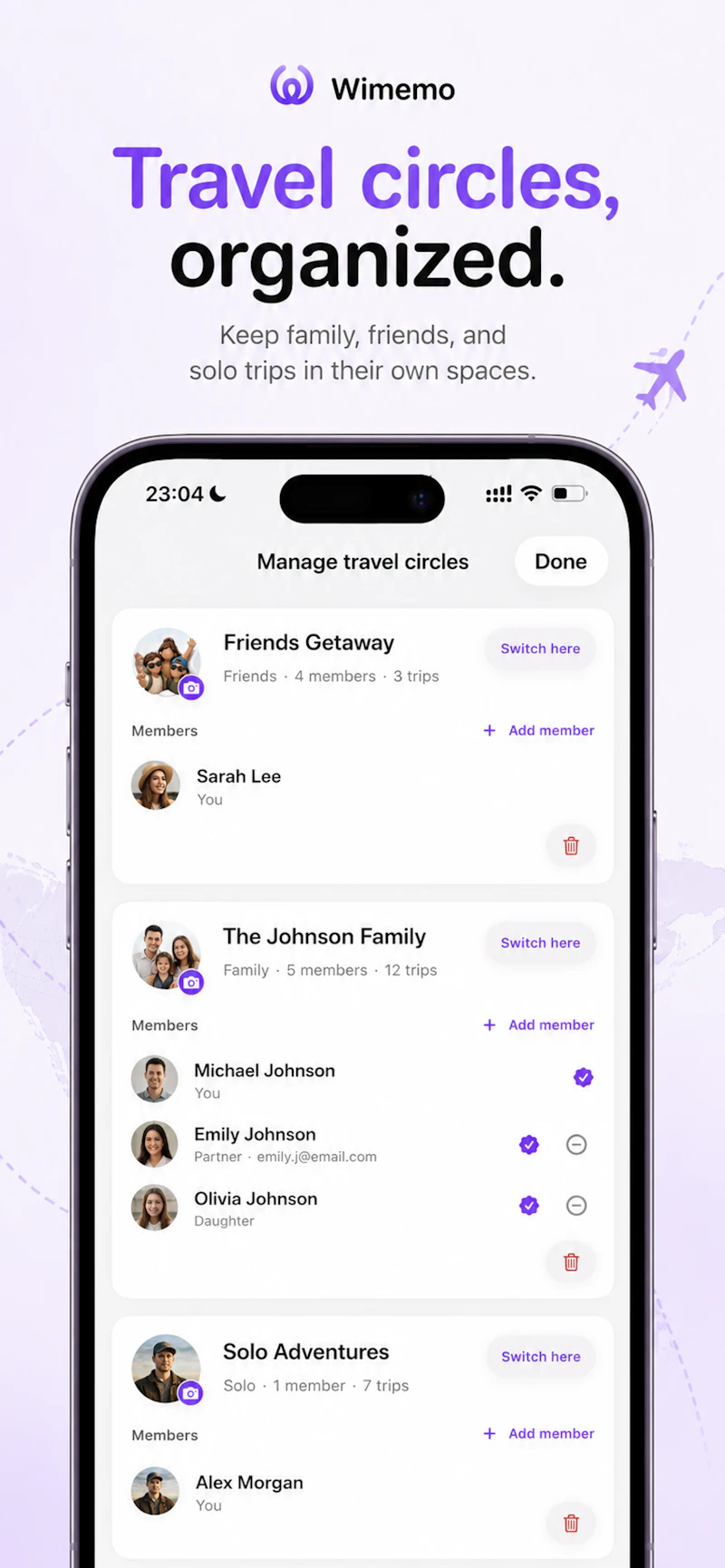 Wimemo - Travel photo map screenshot 8
