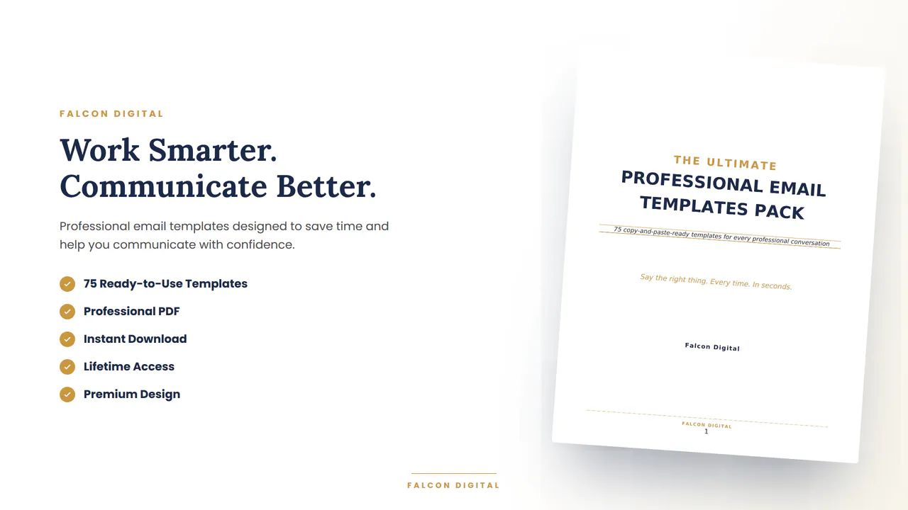 Professional Email Templates gallery image