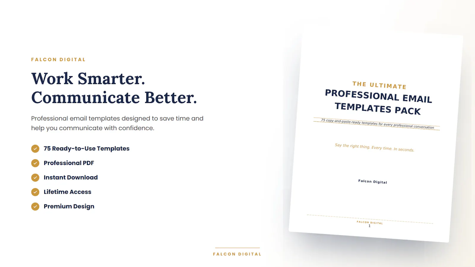  Professional Email Templates screenshot 3