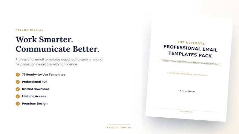  Professional Email Templates screenshot 3