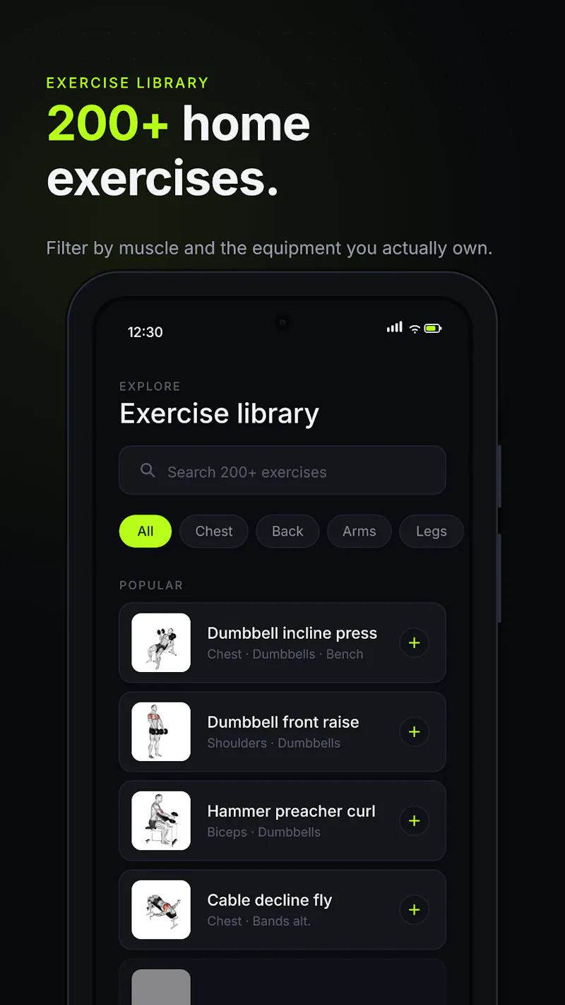 HomeGym: Home Workout Plan screenshot 9