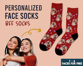 BEST FRIEND FOREVER SOCKS gallery image